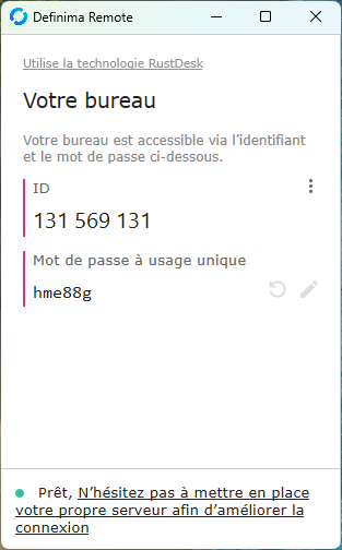 Capture d'écran étape 5 de l'installation